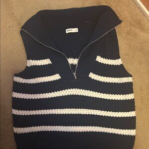 Sonoma Navy Textured Sweater